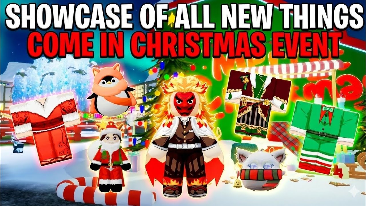 Showcase of all new things come in Christmas event[Demon soul simulator]
