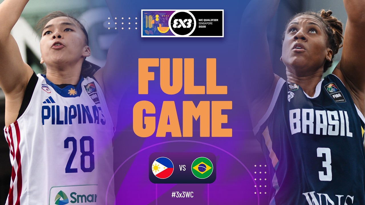 Philippines 🇵🇭 vs Brazil 🇧🇷 | Women Full Game | FIBA World Cup Qualifier 2026 | #3x3Basketball