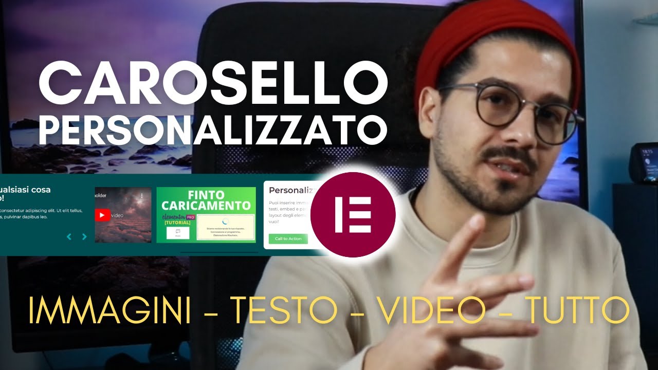 Crea un Carosello Personalizzato MISTO su Elementor (immagini, post, video, testo)