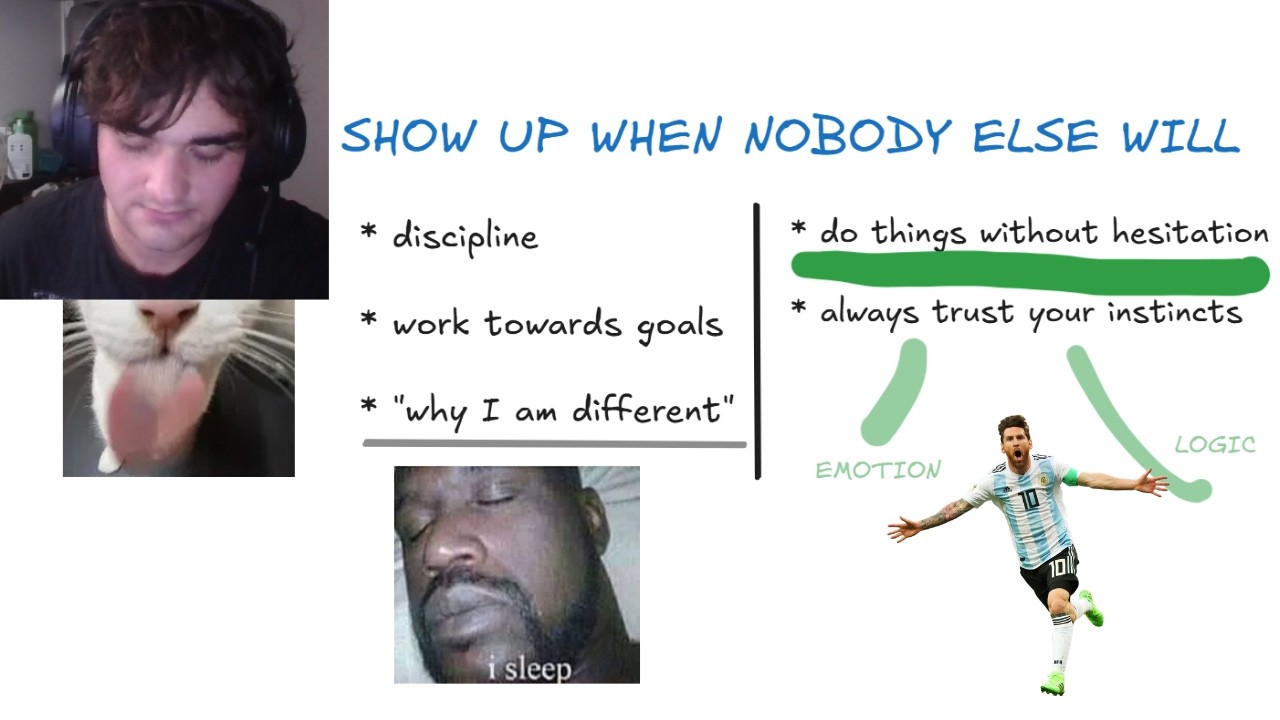 show up when nobody else will