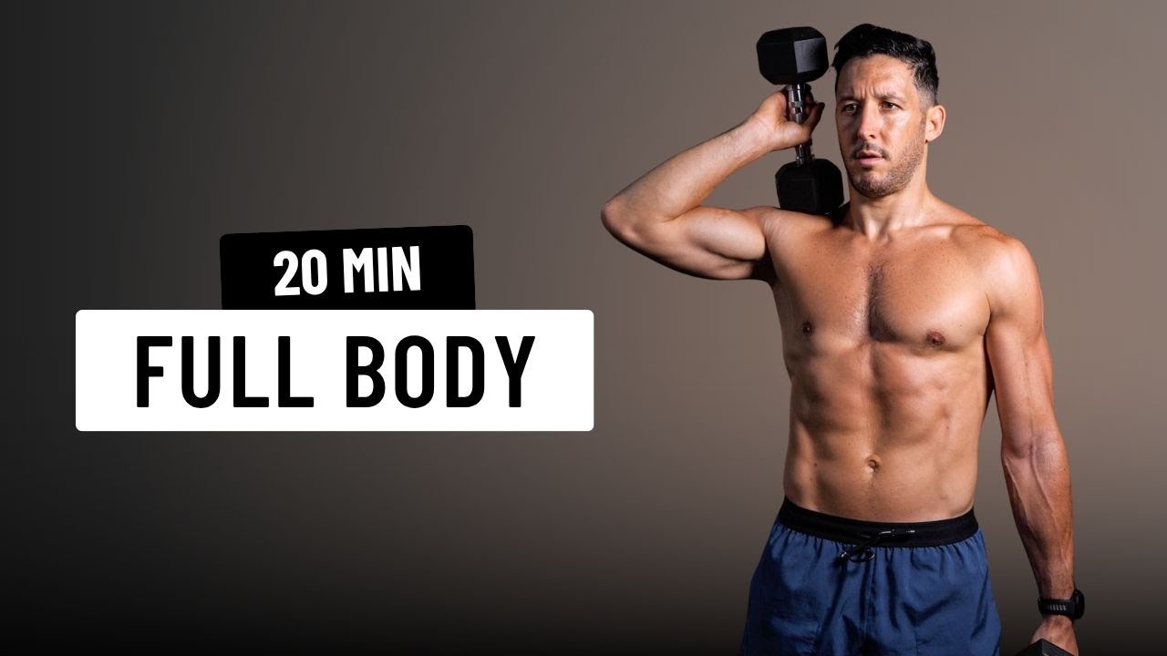 FULL BODY en casa (20 min con mancuernas) – sin lesiones