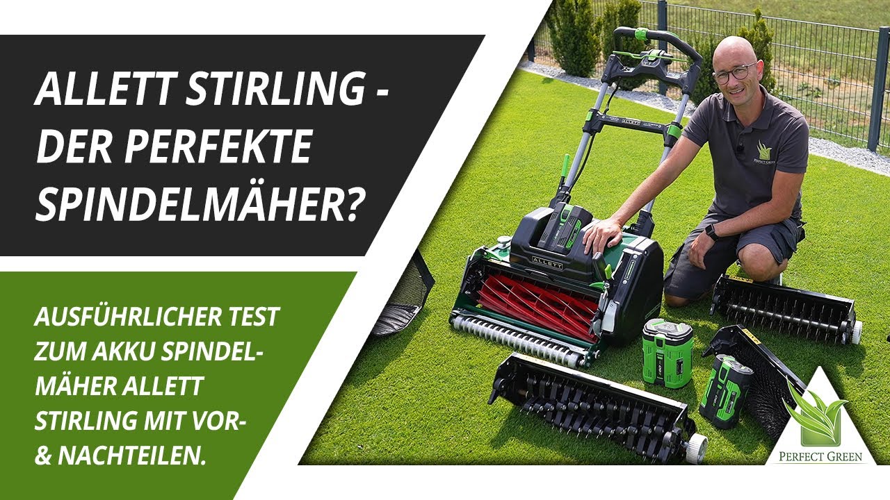 Allett Stirling Test / Review | Der perfekte Akku Spindelmäher!?  |  Alle Vor- und Nachteile  |