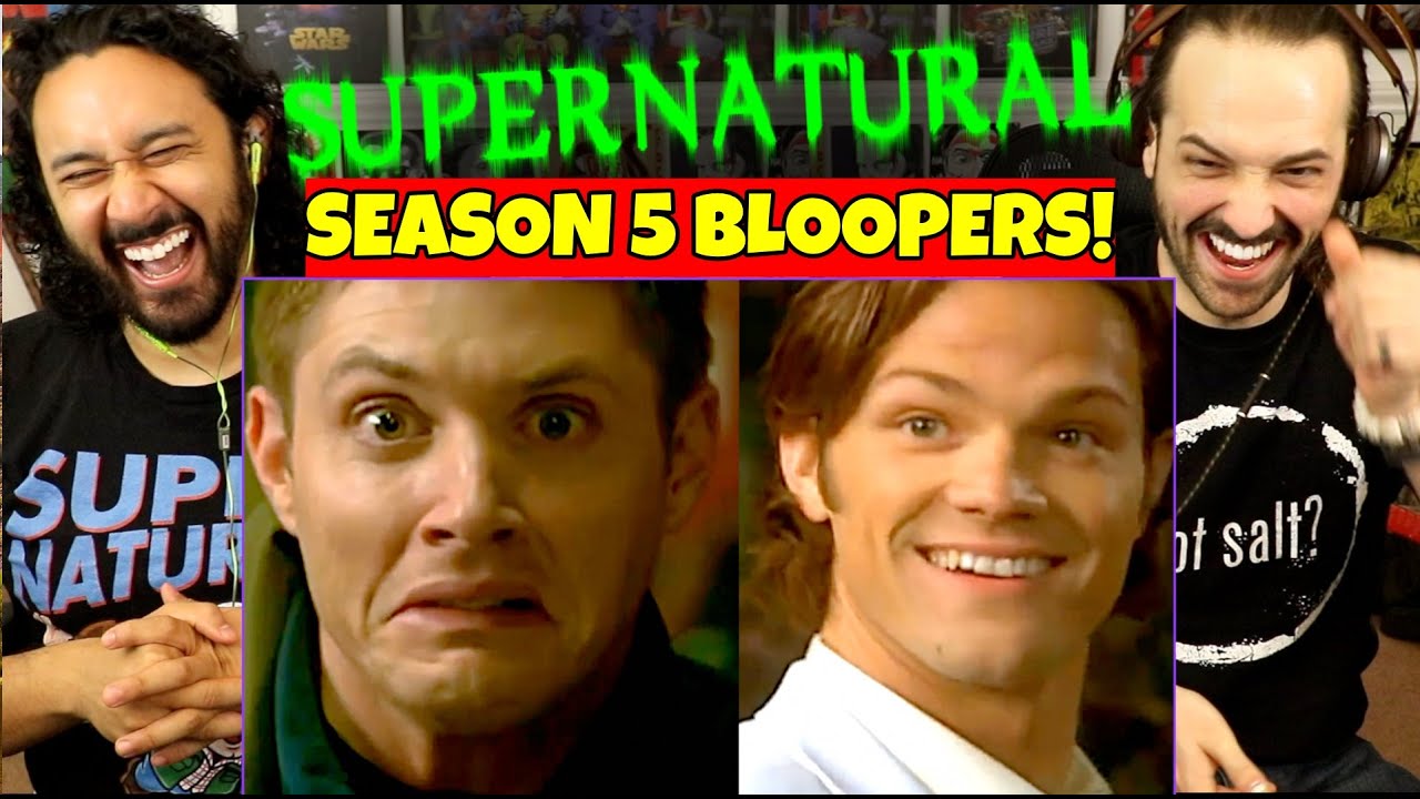 SUPERNATURAL - Season 5 BLOOPERS / GAG REEL - REACTION!