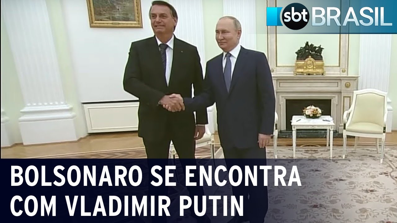 Bolsonaro se encontra com Putin em meio a conflitos na Europa | SBT Brasil (16/02/22)