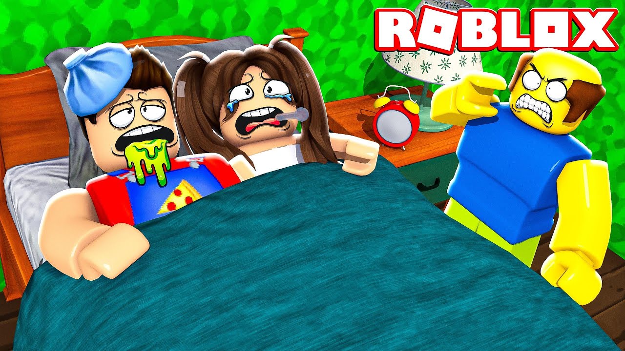FINGIAMO DI AVERE LA FEBBRE PER NON ANDARE A SCUOLA SU ROBLOX!!