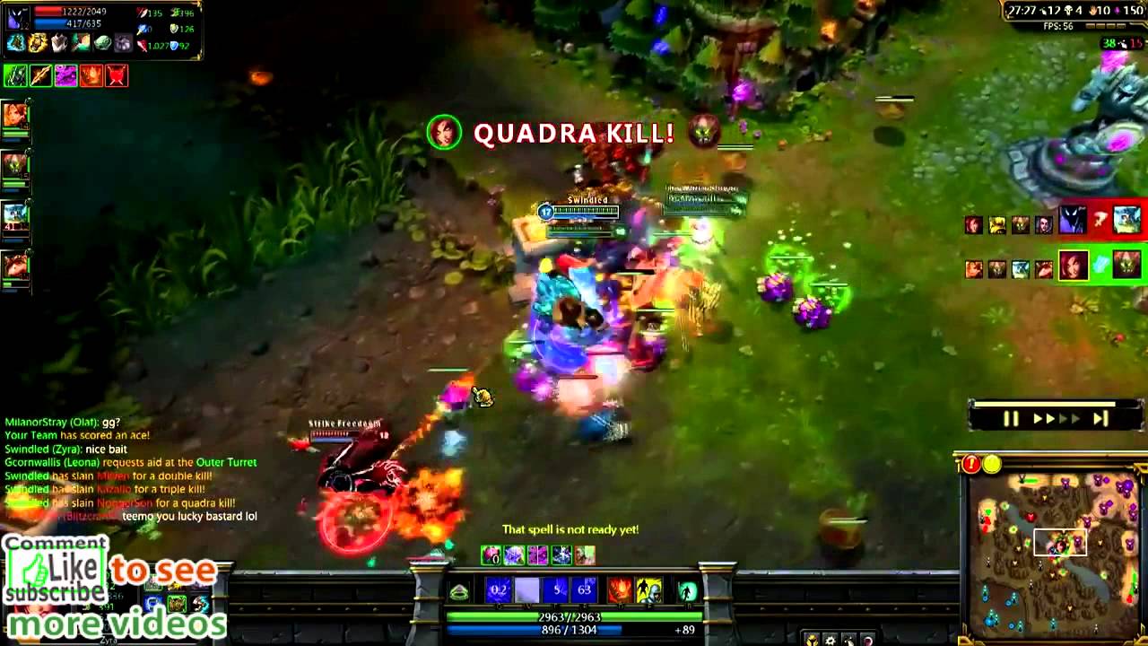 League of Legends Fail Compilation - April 2014 -Lol Funny Moments & Gameplay