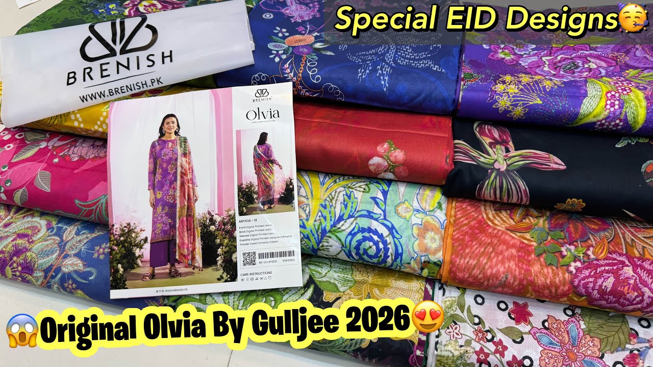 Olvia By Gulljee 2026 | Gulljee Lawn Collection 2026 | Gulljee Wholesale