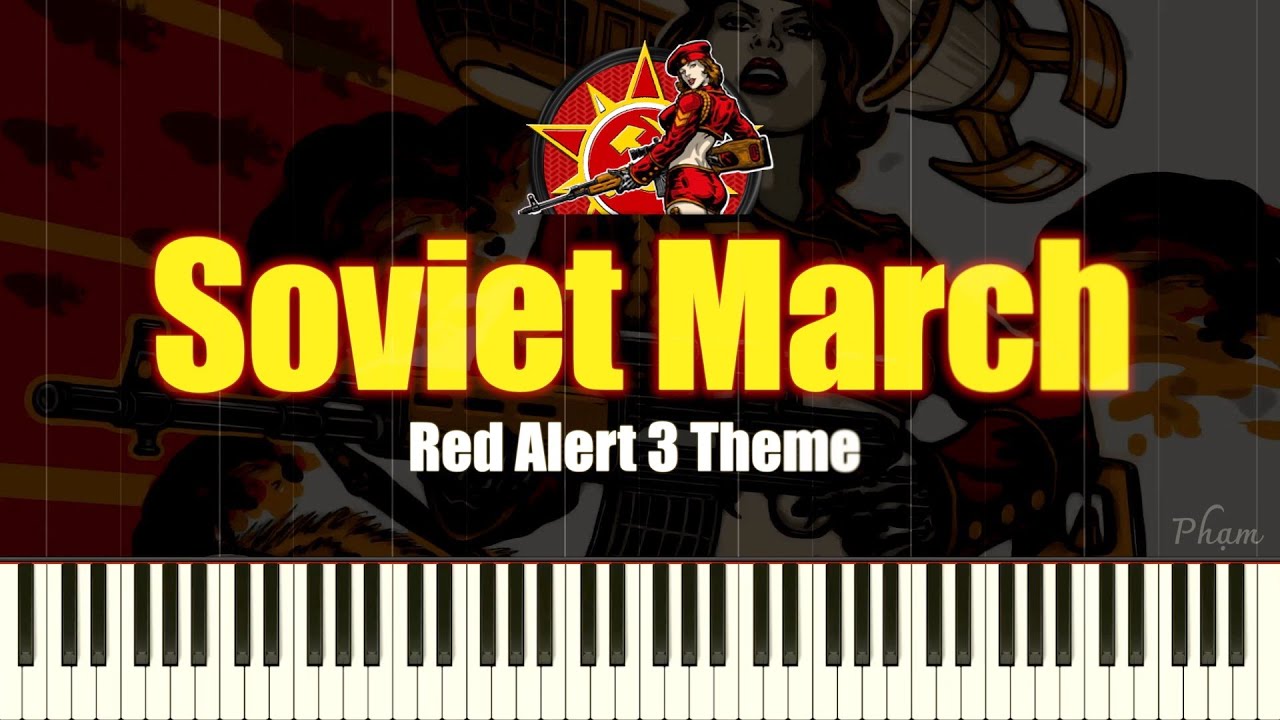 Soviet March - Red Alert Theme Song - Piano Solo Tutorial