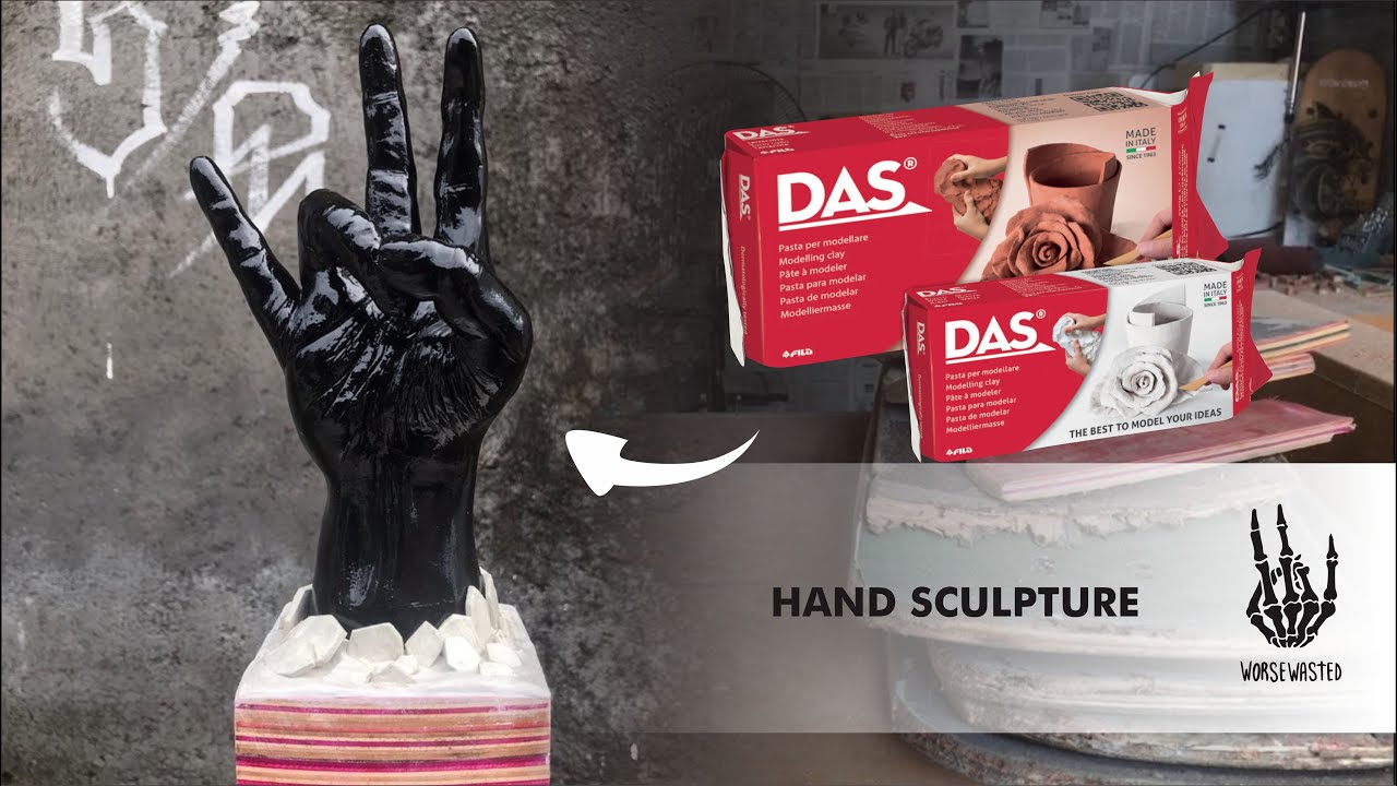 HAND SCULPTURE, DAS AIR DRYING CLAY