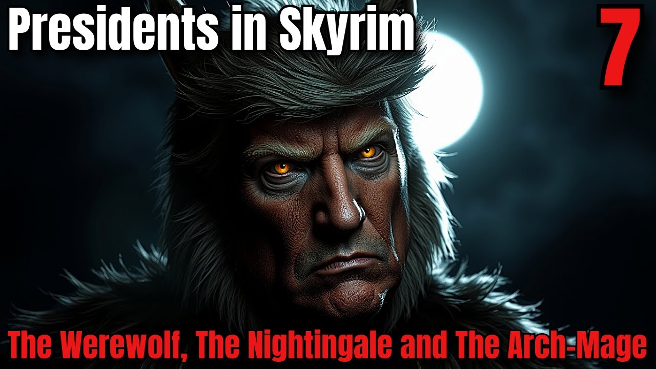 Presidents “PLAY” Skyrim | (Series 1) WEREWOLF, NIGHTINGALE & ARCH-MAGE - Triple Power