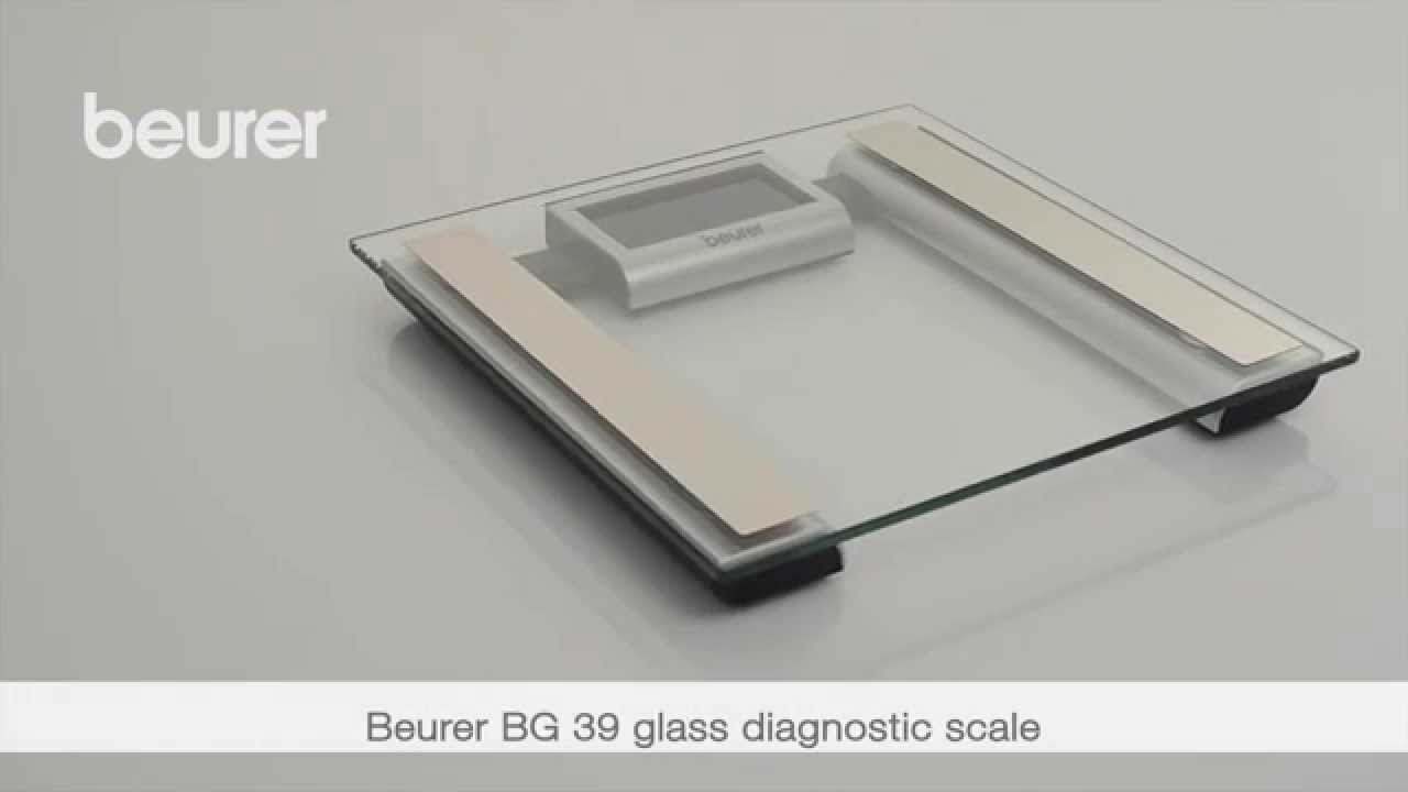Quick start video for the BG 39 glass diagnostic scale from Beurer