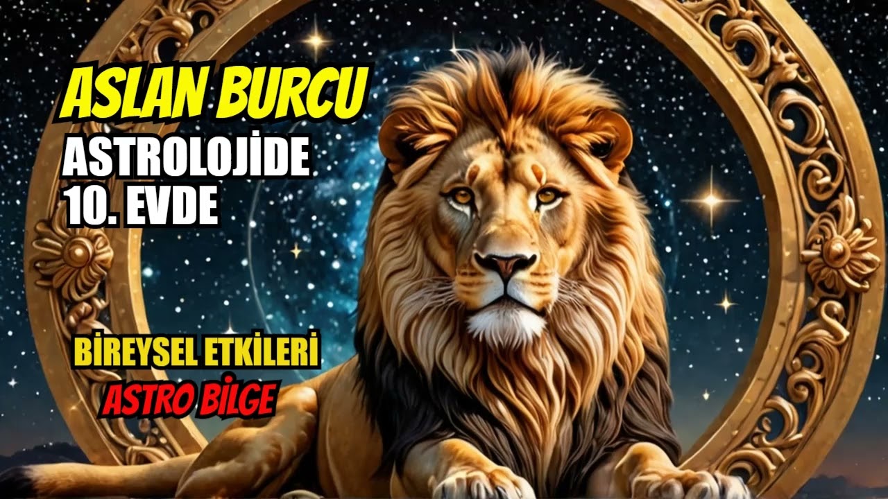 ASTROLOJİDE: 10. EVDE ASLAN - LEO İN THE 10ST HOUSE İN ASTROLOGY - ASTRO BİLGE