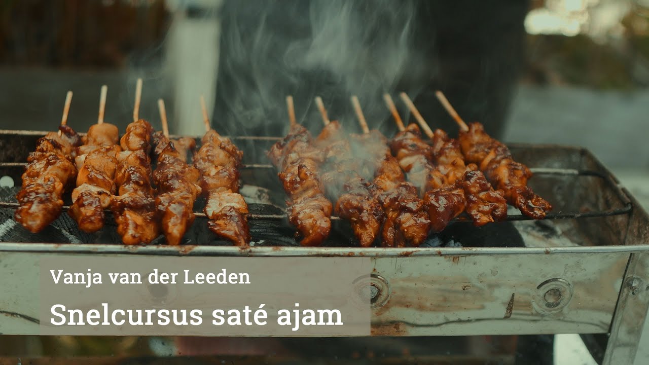 Snelcursus saté ajam (kipsaté)