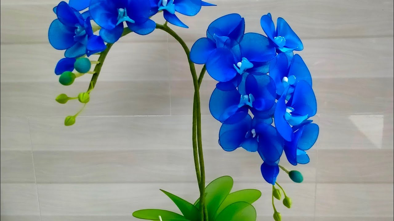 Cách Làm Hoa Lan Hồ Điệp Bằng Vải Voan