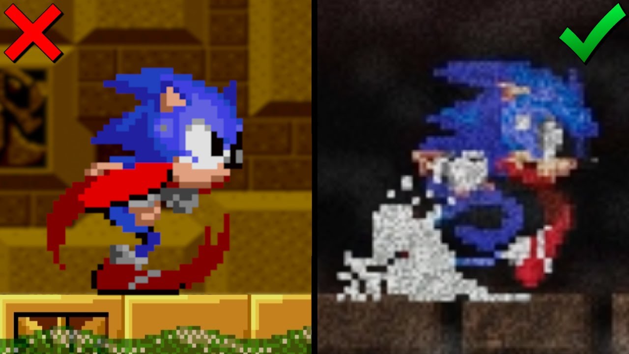 Sonic.EXE One More Time Repixeled Come Back +Sally.EXE