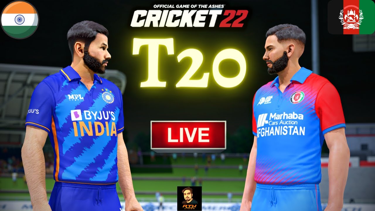 India vs Afghanistan T20 Match - Cricket 22 Live - RtxVivek | Later Among Us
