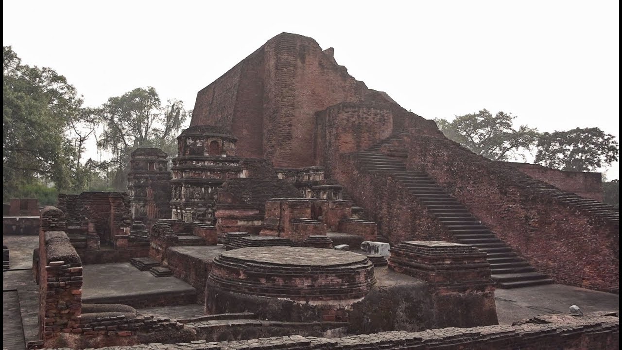 มหาวิทยาลัยนาลันทา ราชคฤห์ สถานที่ปรินิพพานของพระสารีบุตร  - Nalanda University - Rajgir