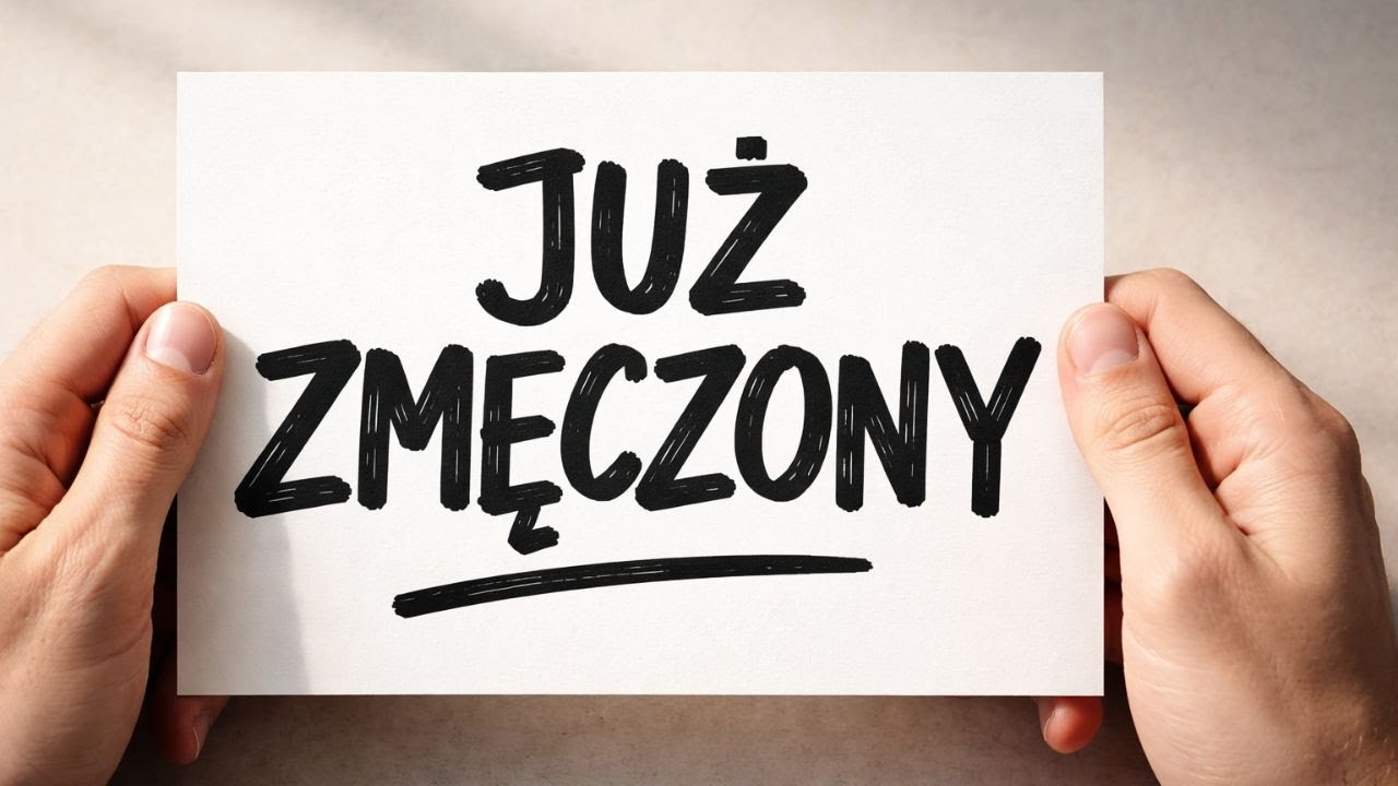 Zmęczenie, które pojawia się zanim zacznie się dzień
