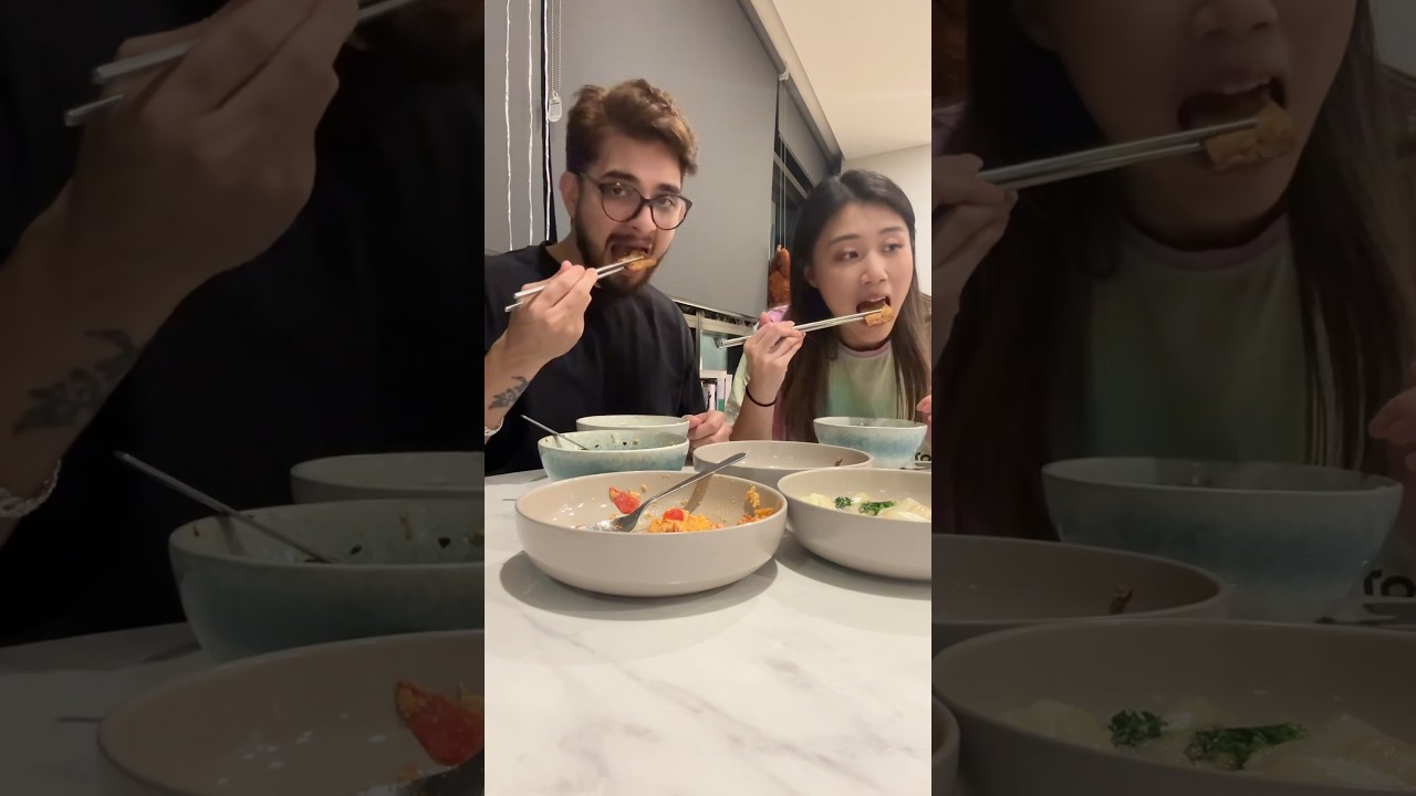 Why do Girls eat so slow? 👧🏻🍚 #shorts #couple #relationship