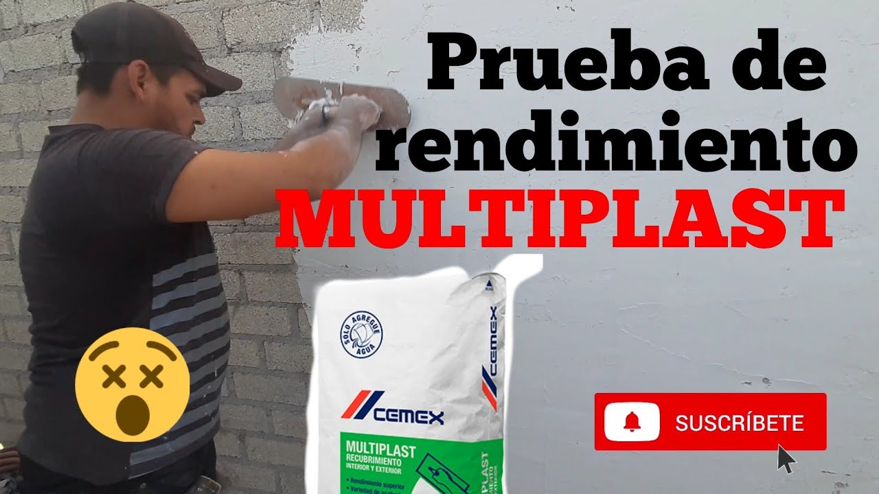 CEMEX MULTIPLAST, CUÁNTO RINDE....
