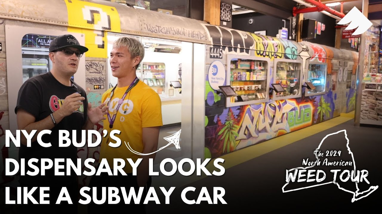 NYC Bud Is A Dispensary That Looks Like A Subway Car!