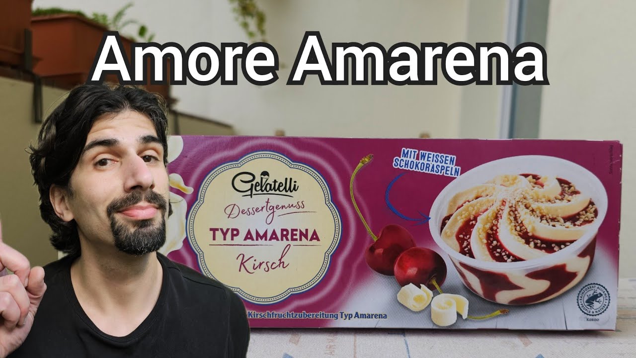Kindheitserinnerungen: Amarena Kirsch Eisbecher von LIDL Gelatelli