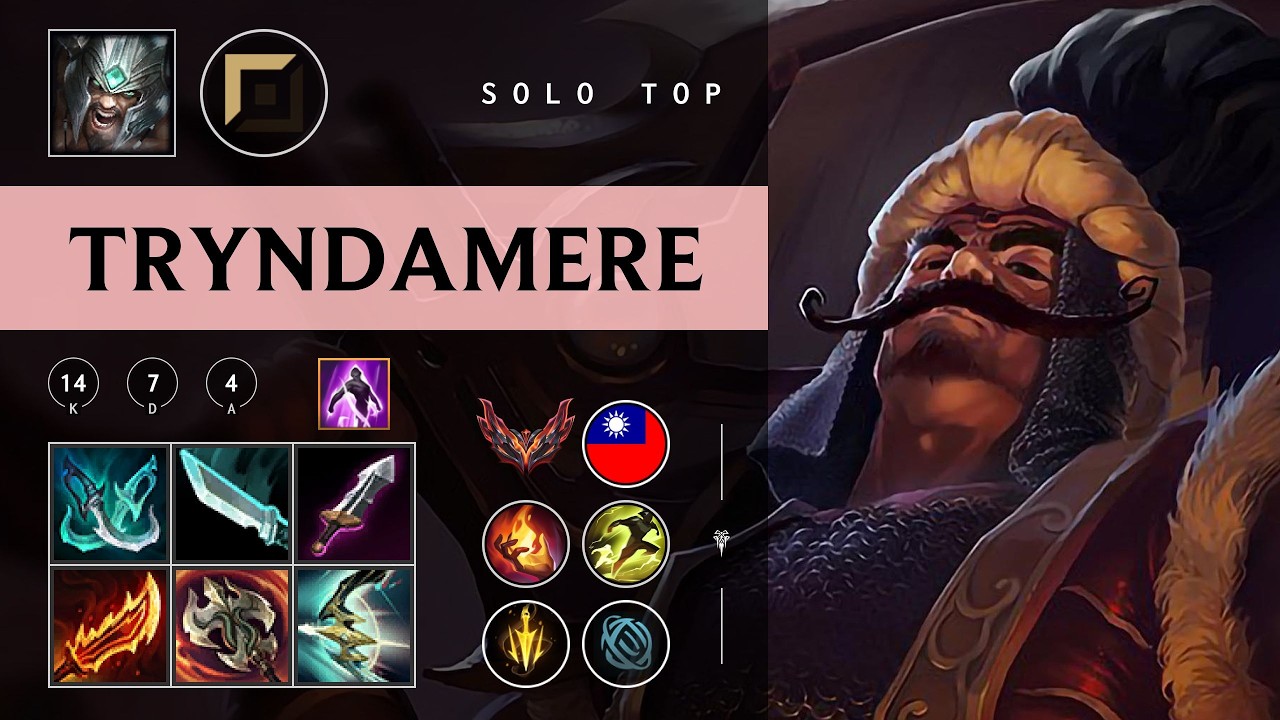 Tryndamere Top vs Gwen - TW Grandmaster Patch 26.05