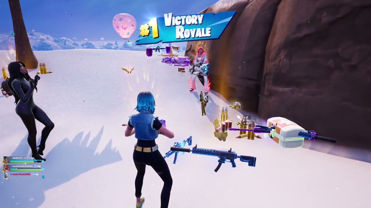 【ゼロビルド】エンジョイ勢が野良スクワッドでビクロイ【フォートナイト/FORTNITE】