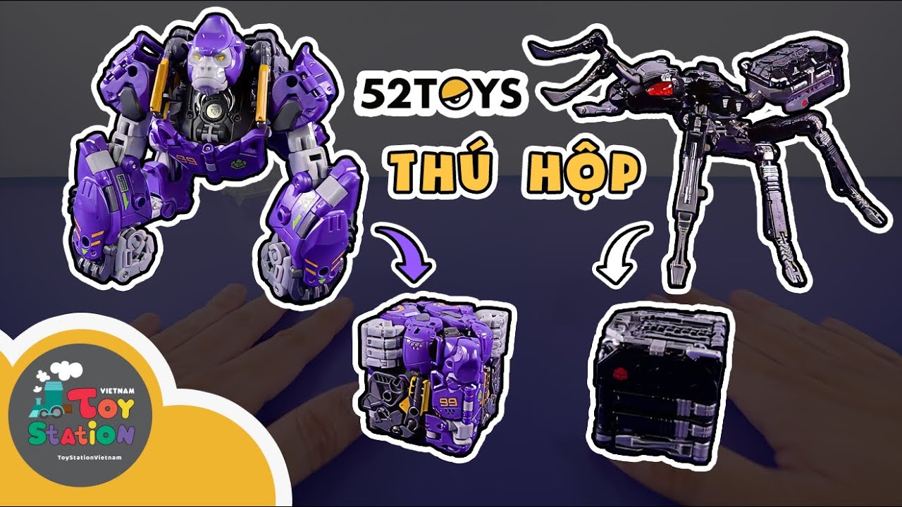 52TOYS BEASTBOX đã bỏ con kiến và con khỉ đột vào trong hộp như thế nào?!  ToyStation 1002
