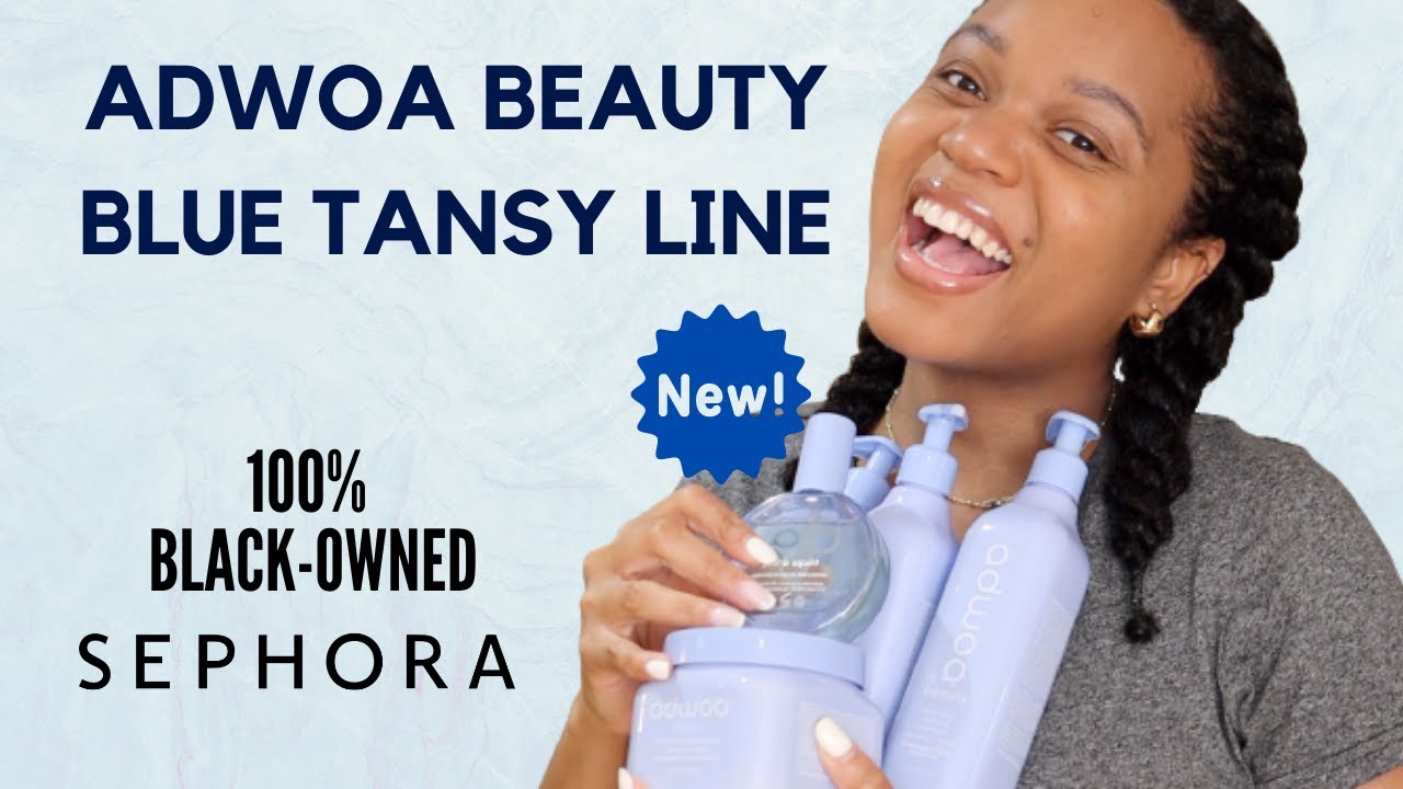 NEW Adwoa beauty Blue Tansy Line REVIEW | EXOTIK ROOTS