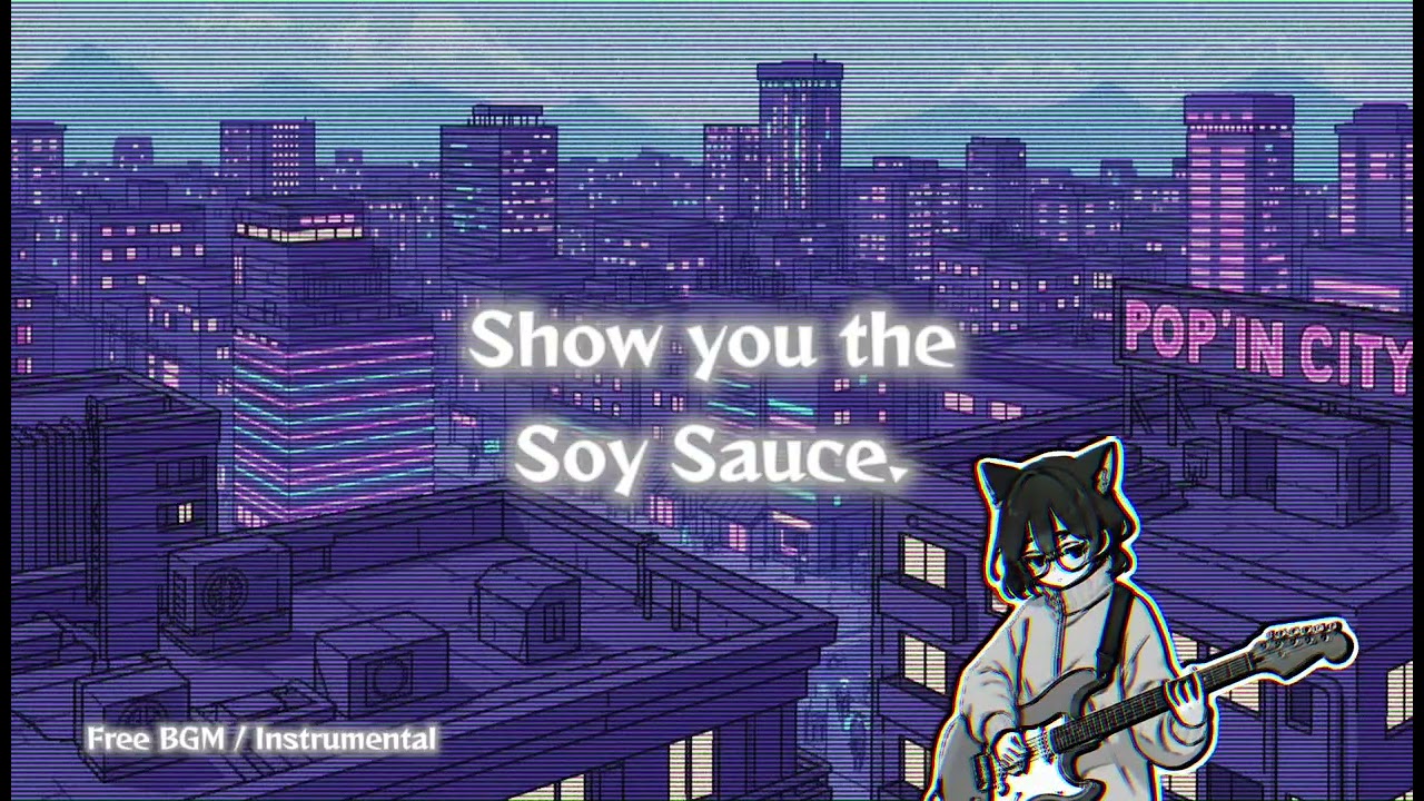 Free BGM｜Show you the Soy Sauce（減塩）｜City Pop / Instrumental