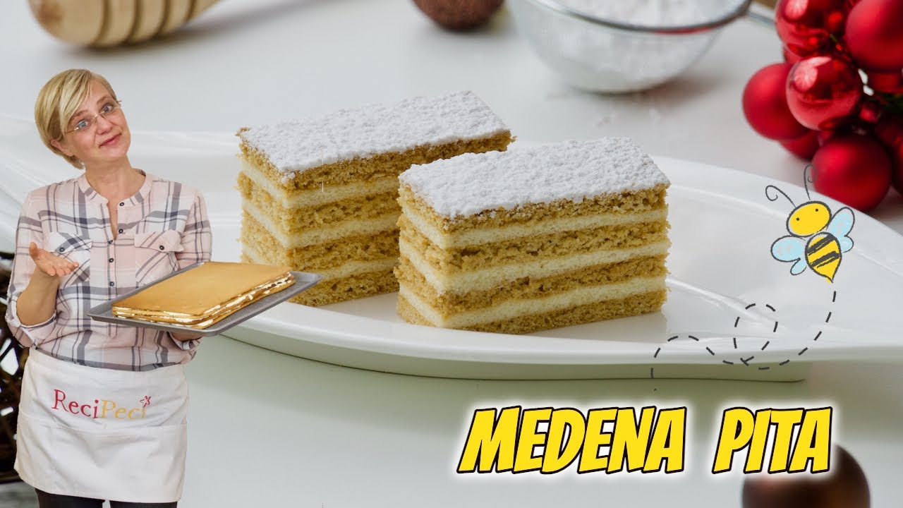 Božićni kolači: MEDENA PITA • ReciPeci Sandre Gašparić