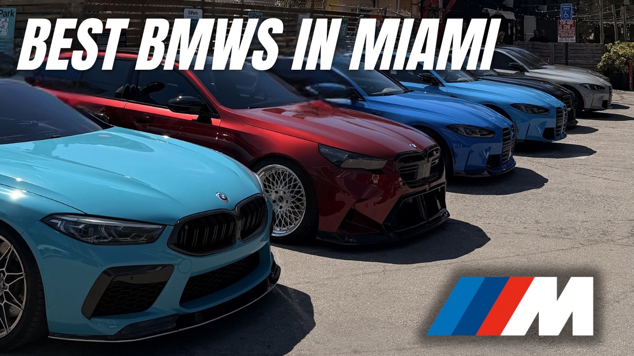 The BEST BMWs IN MIAMI Showed Up To My CAR MEET! So Many Clean Builds 🔥