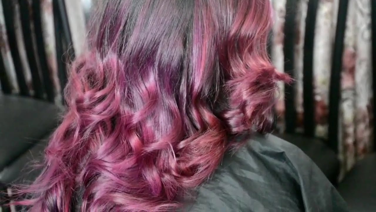 how to do purple ombre hair/ombre hair violet tutorial/nazia khan