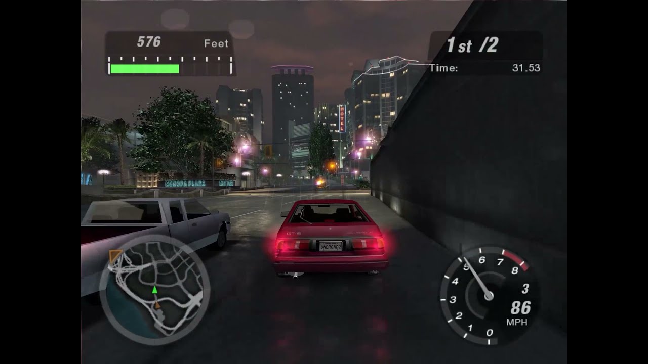 NFS Underground 2 - Unique Parts #1 | Stage 2 | Hood