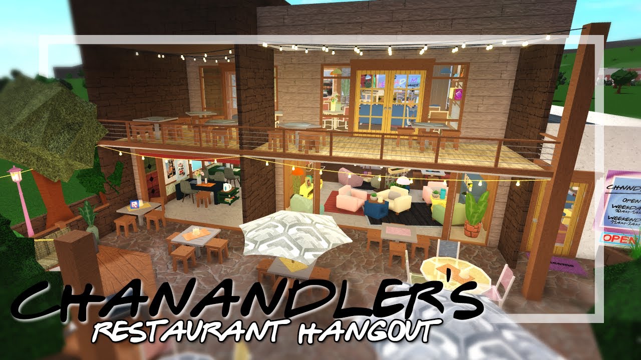CHANANDLERS Restaurant Hangout | Bloxburg: Speed Build | $298k