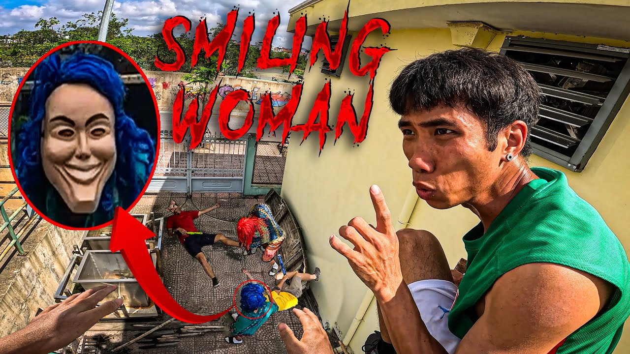 ESCAPING SMILING WOMAN REAL LIFE ( Best of Compilation Season 1 ) Horror Parkour Pov | 3RUN