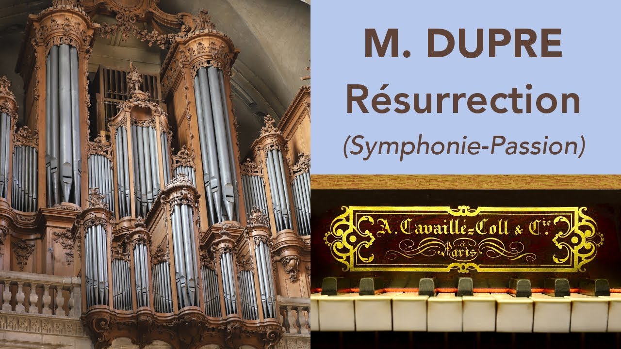 Orgue de la cathédrale de Nancy - Johann Vexo joue Dupré (Résurrection)