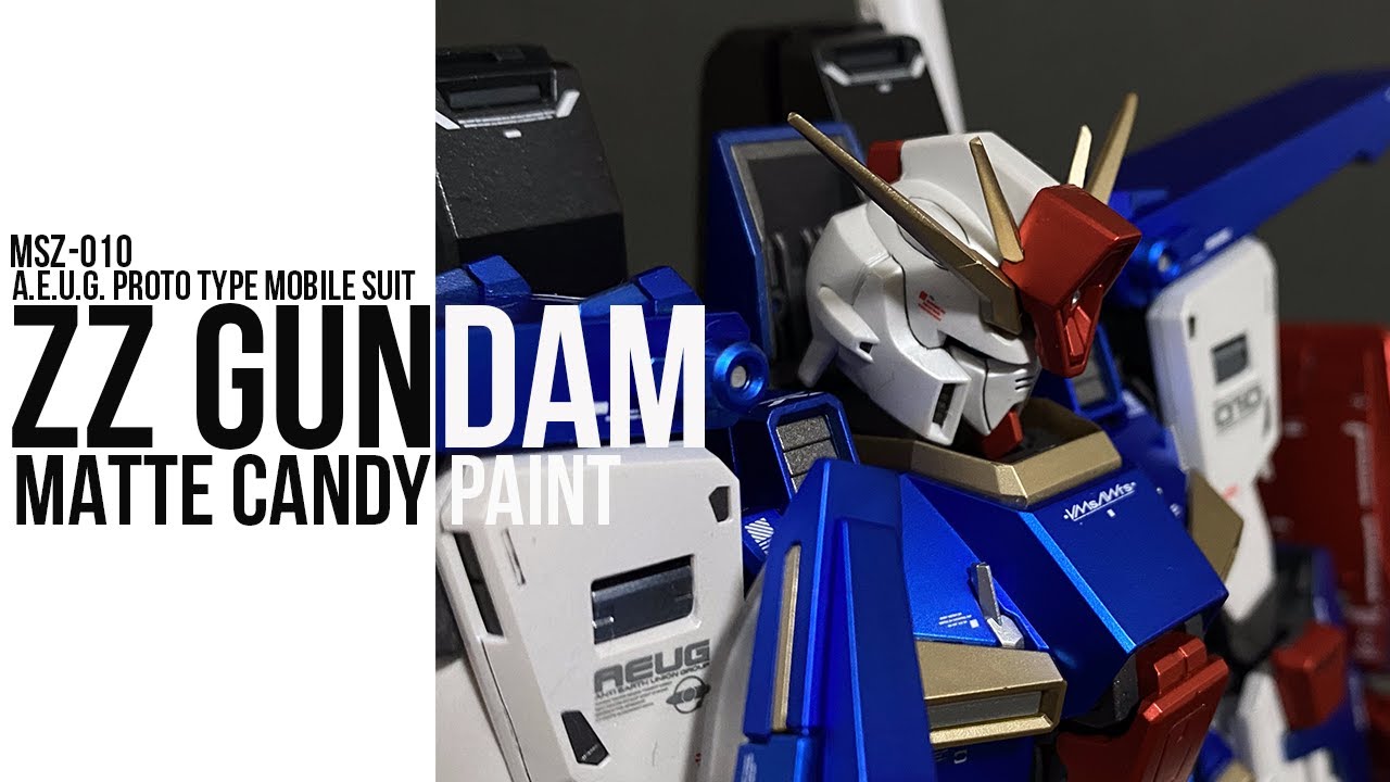 【ガンプラ全塗装】ZZガンダムでマッドキャンディ塗装に挑戦！
