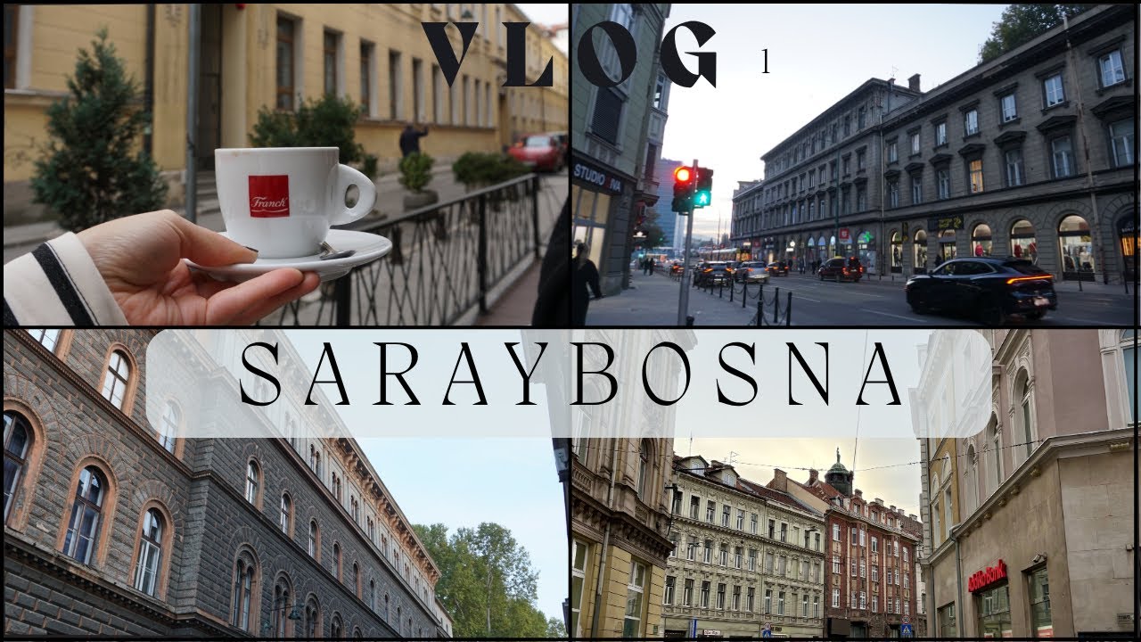 Saraybosna Part 1 🛫🍁🍂🤎| Gezme, yeme içme, şehir turu #saraybosna #sarajevo #travel #vlog 