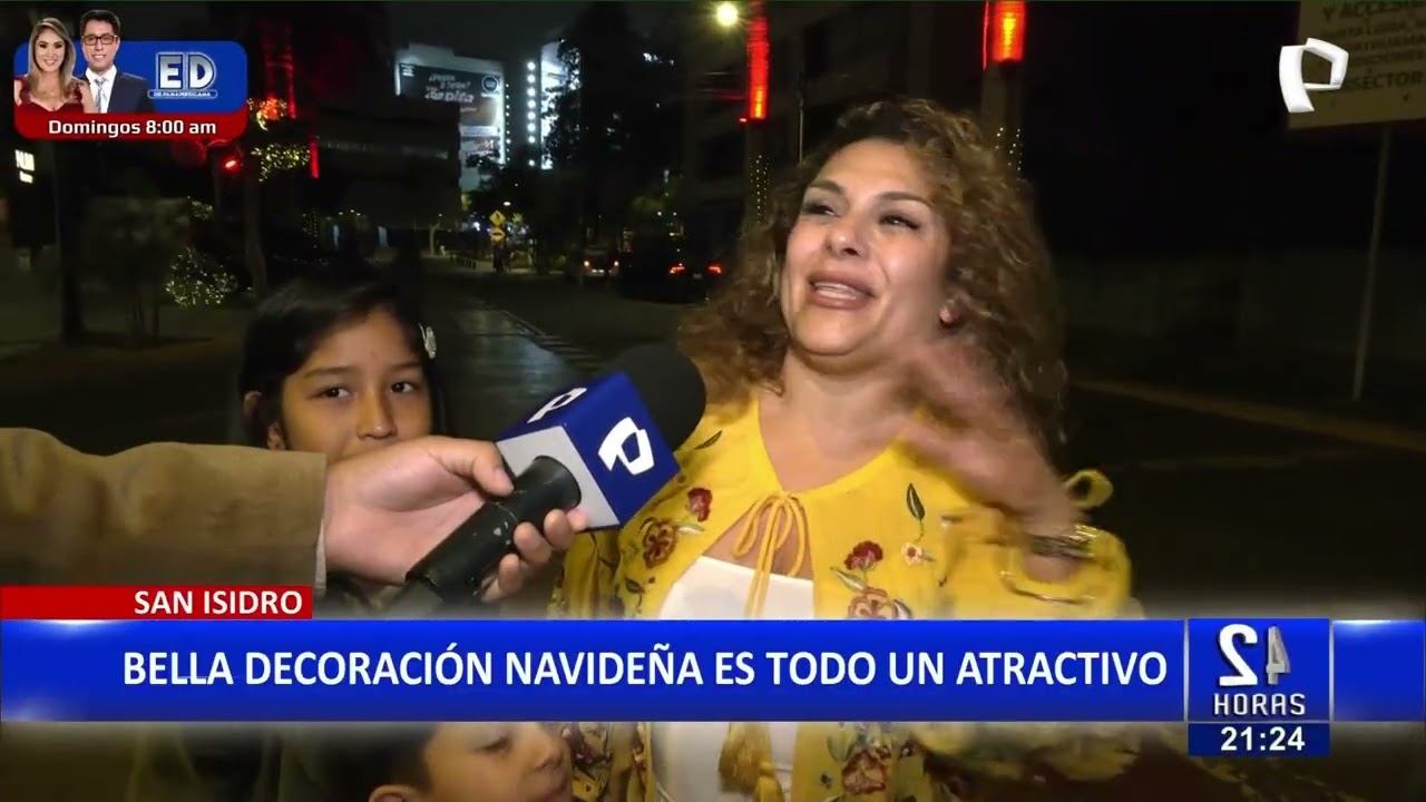 San Isidro enciende la magia: calle David Hernández está llena de luces por Navidad