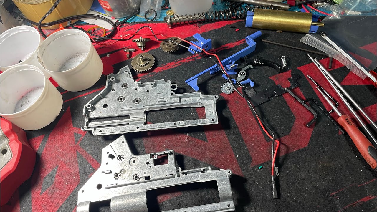เปิดเกียร์บ็อค MCX  E&C ปืนบีบีกันไฟฟ้า ปี V.2026   By ช่างเอ็ม M4 BBGUN LAMPANG 