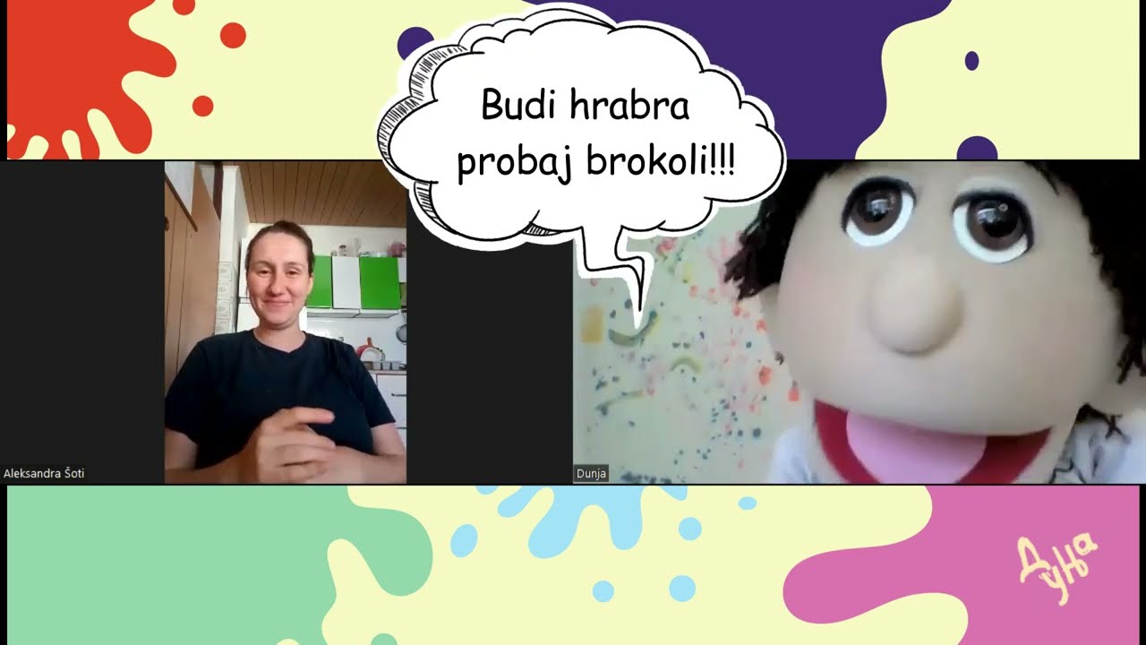 Dunja uči znakovni jezik - Važne rečenice