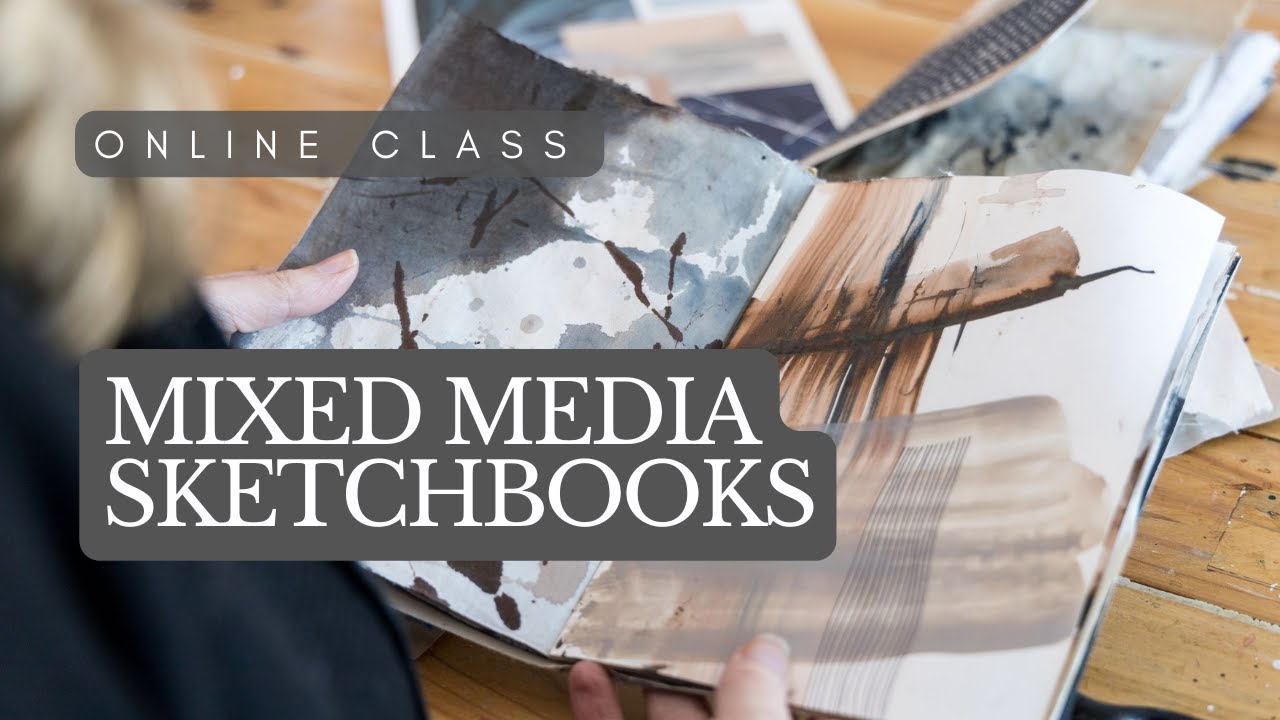 CLASS SNEAK PEEK | Make & fill up a sketchbook 📖