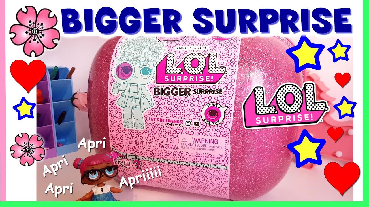 BIGGER SURPRISE Lol Surprise. Unboxing completo ITALIA by Lara e Babou