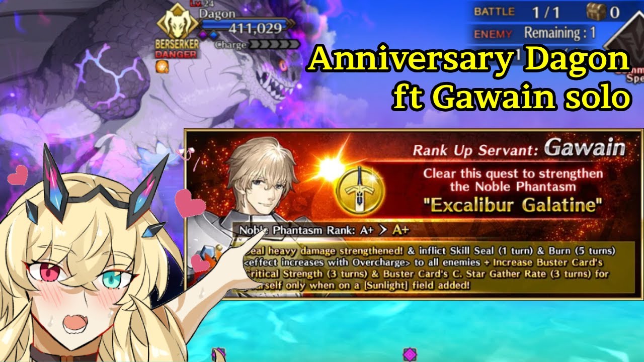 Gawain's NP Upgrade (Dagon Anniversary Solo)