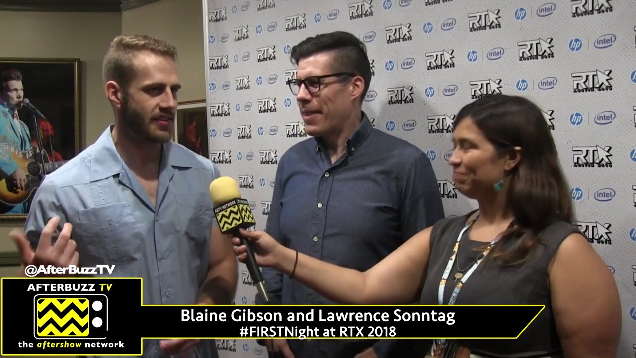 Blaine Gibson and Lawrence Sonntag at RTX 2018 