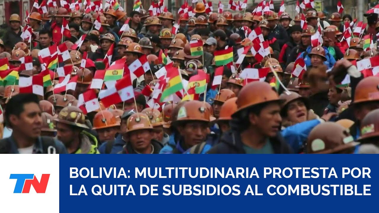 BOLIVIA I Miles de trabajadores marcharon contra el decreto que anuló el subsidio a los combustibles