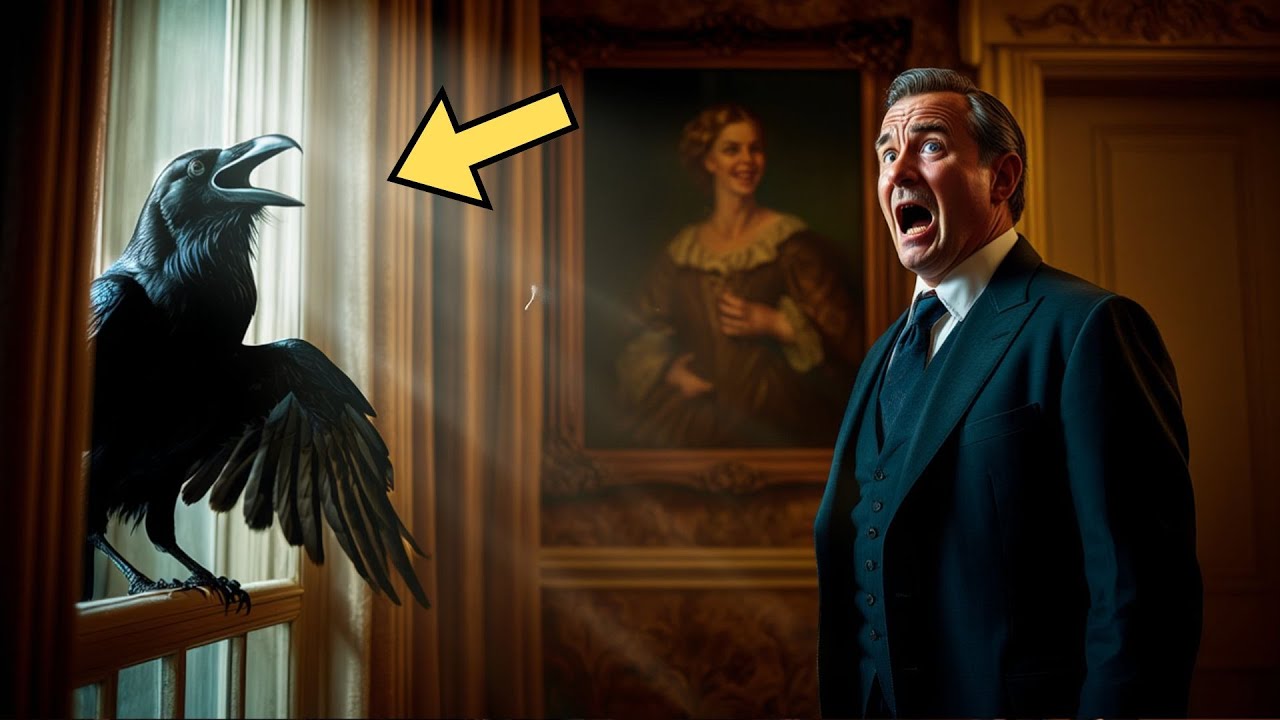 Magnat entdeckt das GRAUSAME Gesicht seiner Frau nach einer dringenden Warnung seines Raben...