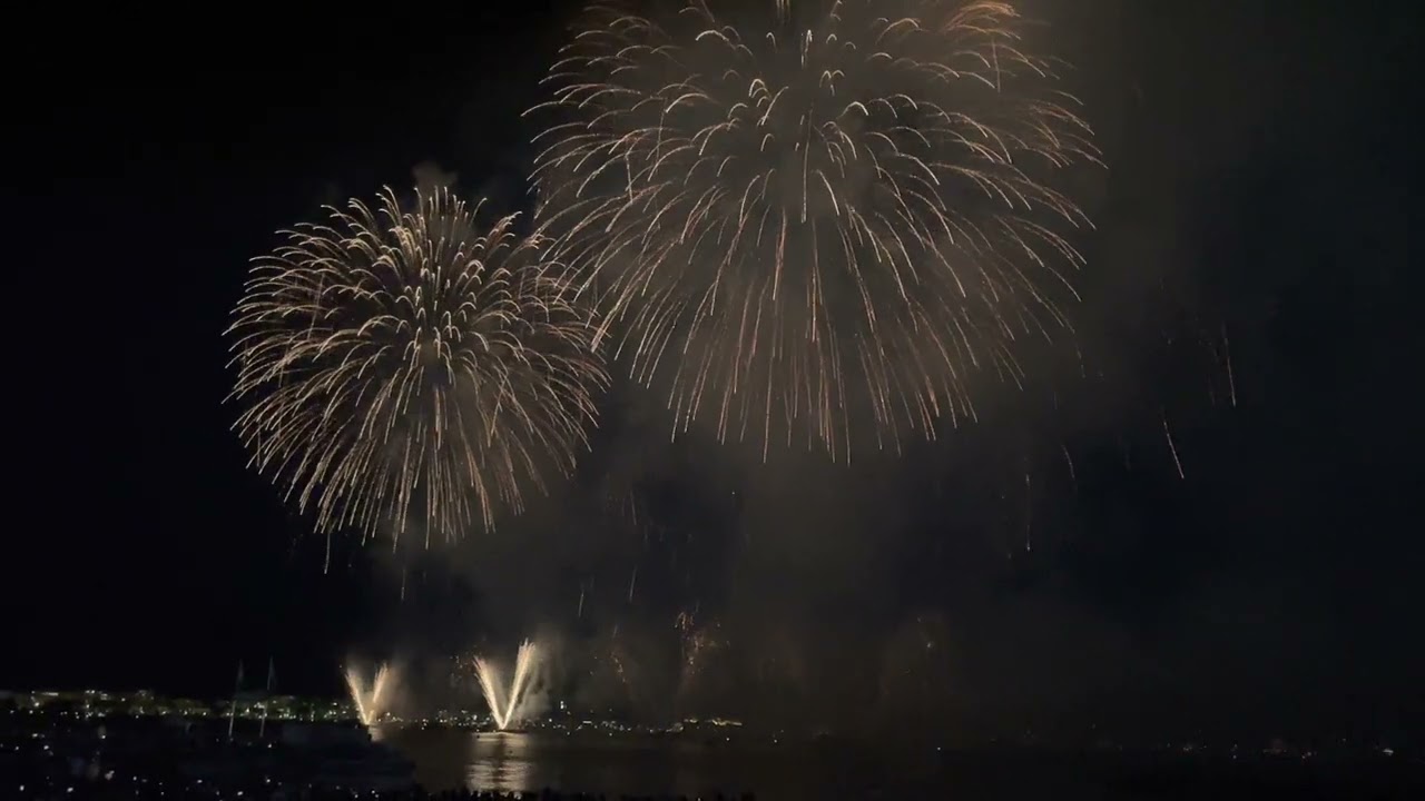 Feu d’artifice 14 juillet 2022 Cannes